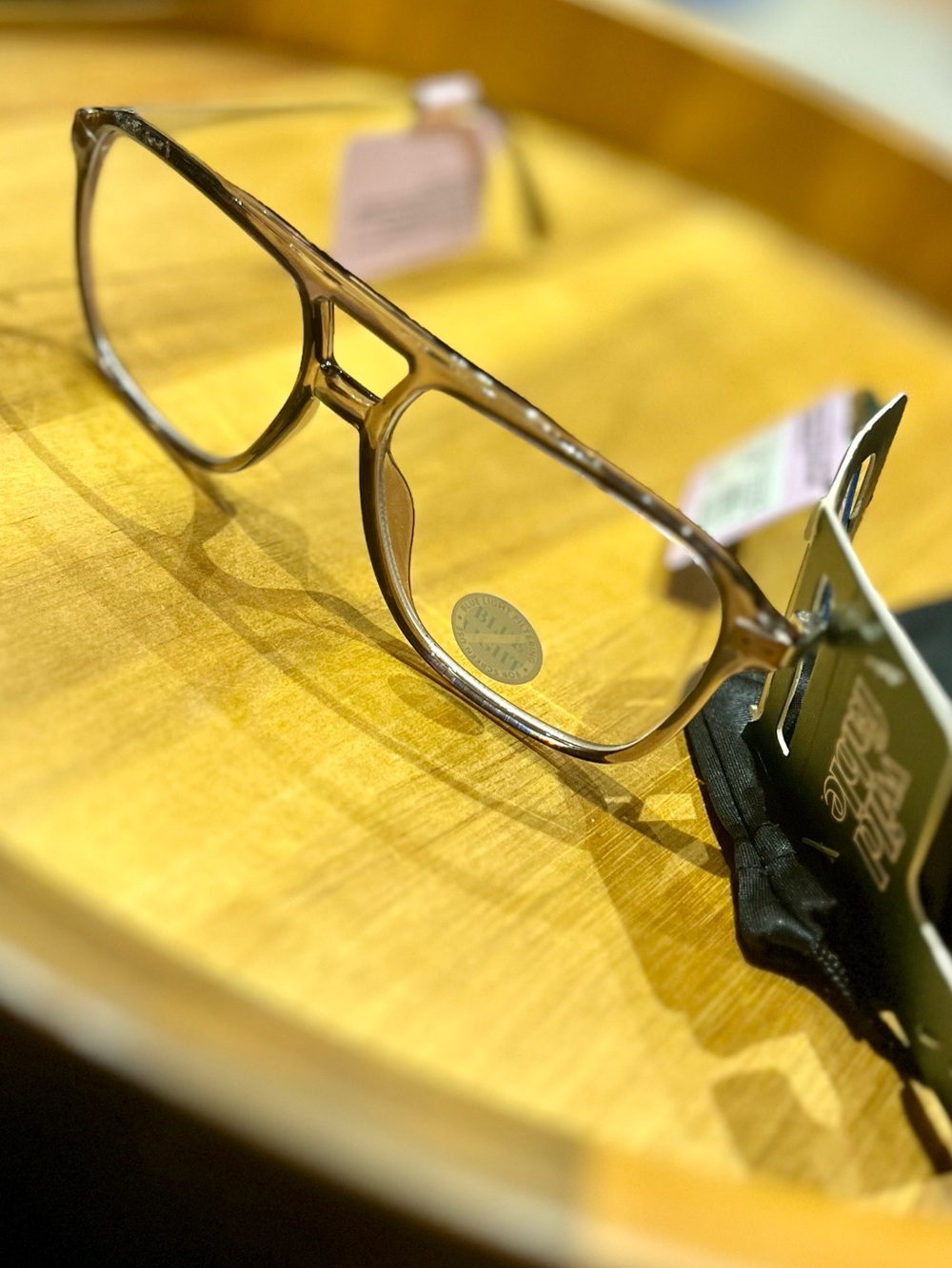 Wild Fable - Translucent Brown Tinted Framed Blue Light Filtering Glasses